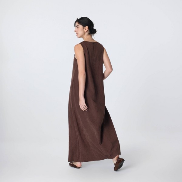 Vestido maxi tipo swing sin mangas - A New Day™ Marrón 2