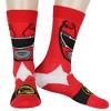 Power Rangers Men's Ranger Big Face Color-Inspired 6Pk Crew Socks Shoe Size 6-12 - 2 of 4