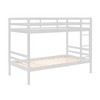 Kumasinova Bunk Bed,Wood Bunk Bed Frame with High Guardrail,Ladder,Twin Size Bed Frame for Kids Teens,No Box Spring Needed - 2 of 4
