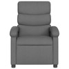 vidaXL Manual Recliner Chair, Adjustable Backrest/Footrest Reclining Sofa - Dark Gray - 4 of 4