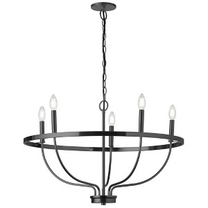 Dainolite Cesar 5 - Light Chandelier in  Matte Black - 1 of 1