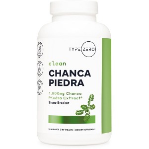 Type Zero Chanca Piedra (1,800mg) 180 Tablets - Keto Friendly, Non-GMO, 90 Servings - 1 of 4