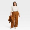 Women's Slim Fit Long Sleeve Ribbed T-Shirt - A New Day™ - 3 of 3