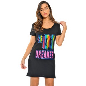 Just Love Sleep Dress for Women - Sleeping Dorm Shirt - Ladies Nightshirt - Nightgown Sleepwear - 1 of 2