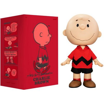 Super7 - Peanuts Supersize Vinyl Figure - Charlie Brown (red Shirt ...