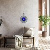 Okuna Outpost Evil Eye Wall Hanging, Turkish Amulet Decoration (Blue Glass, 5 Inches) - 2 of 4