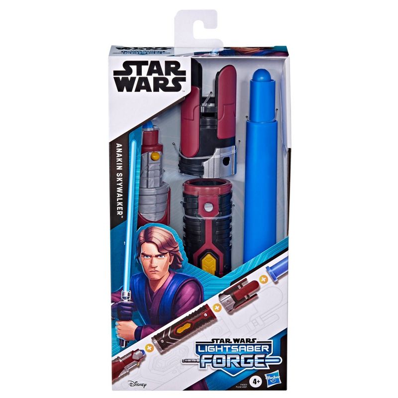 Star Wars Lightsaber Forge Anakin Skywalker Extendable Blue Lightsaber, 3 of 12