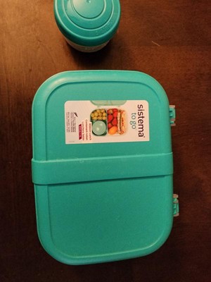 Bento Snack Box 4 Divided Compartments Green - Figmint™ : Target