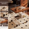 Side Table with Storage Basket, Small End Table for Small Spaces, Skinny Side Tables Living Room Bedroom, Bedside Table Space-Saving for Magazine - 2 of 4