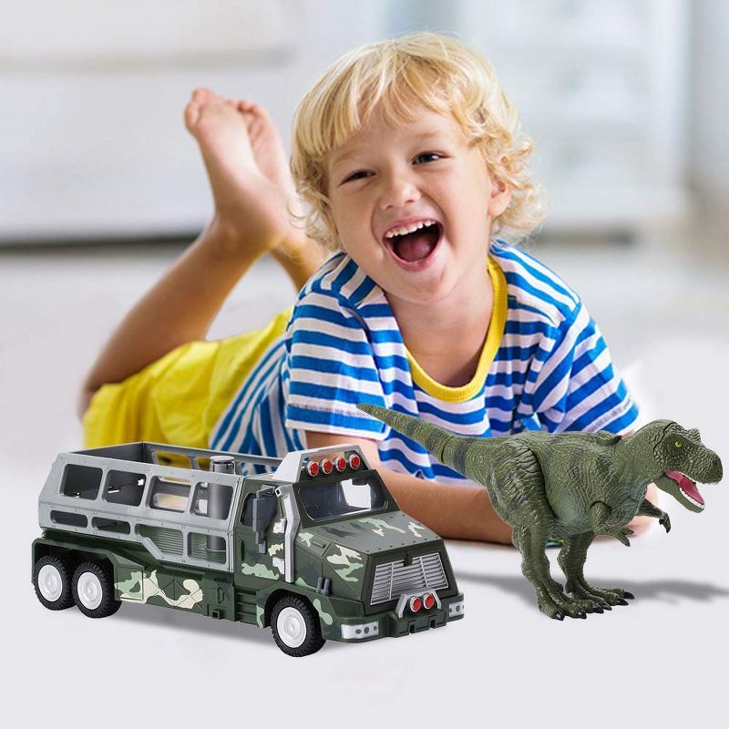 BUILD ME Dinosaur Transport Truck Toy, 4 of 7