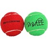 Midlee Christmas Dog Tennis Balls - 3 of 3