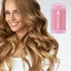 Unique Bargains Women's Sponge Foam Hair Roller 3.03"x1.50" Pink 4 Pcs - 2 of 4