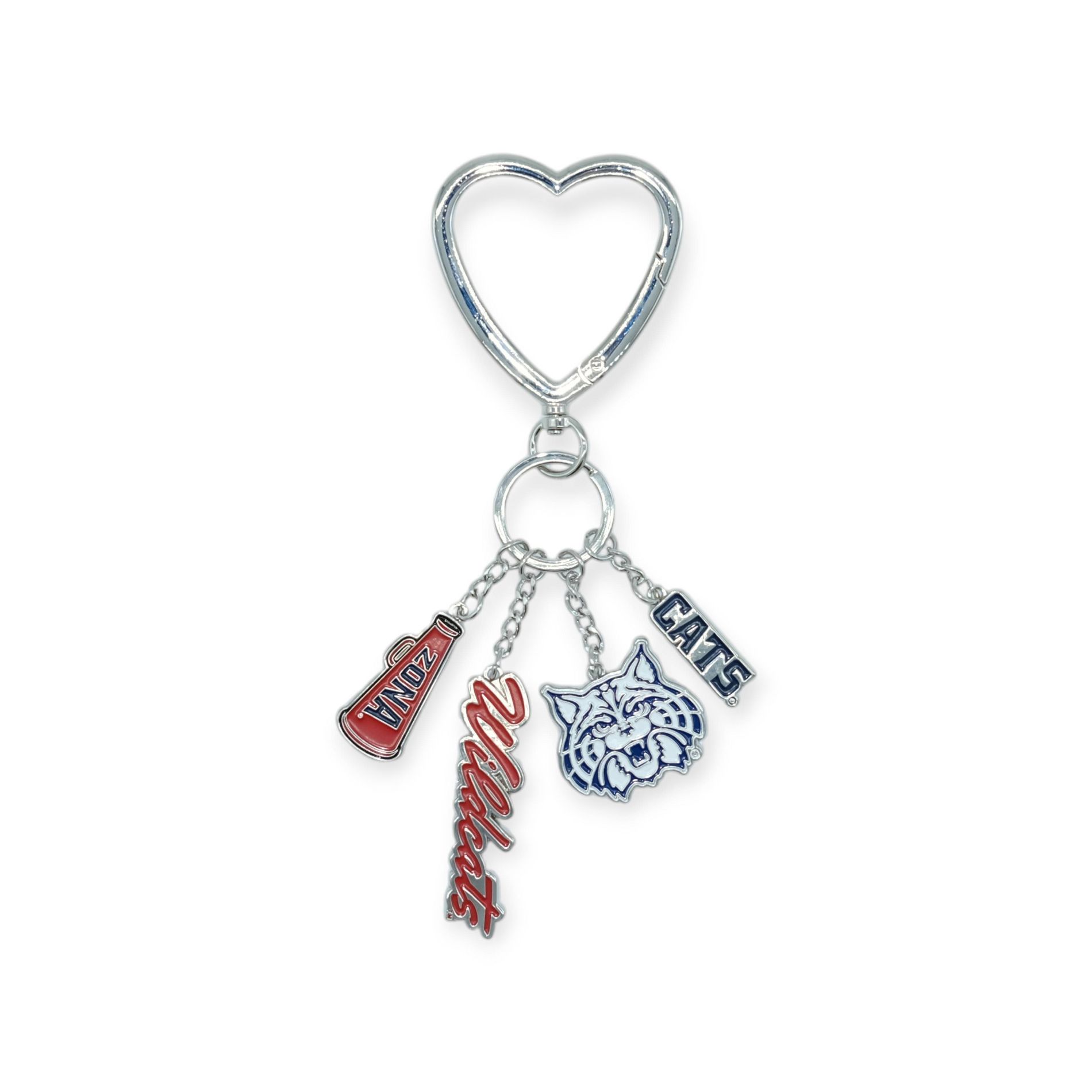 NCAA Arizona Wildcats Charm Keychain