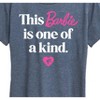 Women's - Barbie - This Barbie Is One Of A Kind-Womens Women'S Short Sleeve Graphic T-Shirt Short Sleeve Graphic T-Shirt - 2 of 4