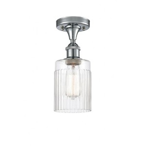 Hadley - 1 Light Semi-Flush Mount In Art Deco Style-13 Inches Tall and 4.5 Inches Wide - 1 of 1