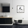 Stupell Industries Cow in Bathtub Sketch Floating Frame Canvas Art - 3 of 4