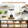 Milk Frother, 8-IN-1 Multi-function Electric frother and steamer 21 oz, 550W Split Stainless Steel Steamer for Coffee, Milk Froth, Chocolate Milk - 3 of 4