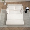 Sleeper Sofa,Corduroy Convertible Sleeper Sofa With USB Charging Ports And Pillows,Convertible Sofa Bed,Sleeper Sofa  For Living Room-Cuddlewood - 3 of 4