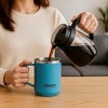 Clean bottle | Pristine Sips Insulated Stainless Steel Coffee Mug | Ceramic Inner Coating | No Metal Taste | Mug Perfect Brew | Aqua - 2 of 4