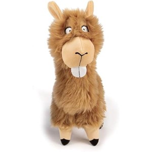 goDog Buck Tooth Llama Squeaky Plush Dog Toy, Chew Guard Technology - Tan, Large - 1 of 1
