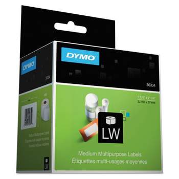 DYMO LabelWriter Address Labels 1 1/4 x 2 1/4 White 1000 Labels/Roll 30334