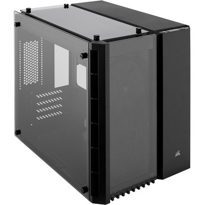 Corsair Crystal 280X Computer Case - Black - Tempered Glass - 5 x Bay - Micro ATX Motherboard Supported - 6 x Fan(s) Supported - 2 x Internal 3.5" Bay