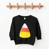 The Juniper Shop Watercolor Candy Corn Toddler Graphic Sweatshirt - 2 of 3