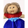 Doll Clothes Superstore Red and Blue dress Compatible with Cabbage Patch Kid Dolls - 3 of 4