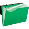 Globe-Weis 7 Pocket Poly Expanding File Letter 67440GRN - 2 of 2