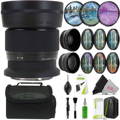 Sigma 56mm f/1.4 DC DN Contemporary Lens (Nikon Z) Creative Filter Bundle