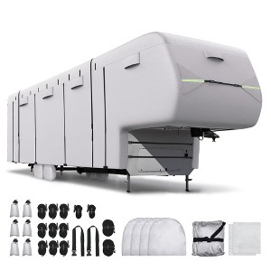 Unique Bargains Waterproof Top 5th Wheel RV Camper Cover 1 Pc - 1 of 4