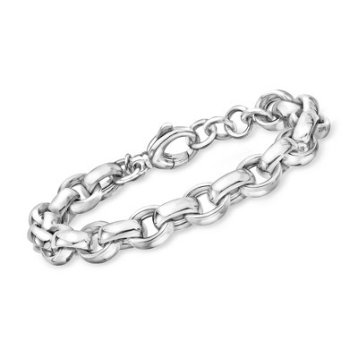 Ross-Simons Italian Sterling Silver Cable-Link Bracelet Size 7