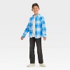 Boys' Long Sleeve Flannel Button-Down Shirt - Cat & Jack™ - 3 of 3