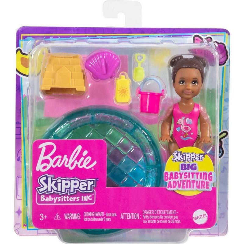 Barbie Skipper Babysitters Inc Doll Set with Pool, 5 of 6