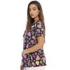 DreamCrest Women's Scrub Tops Holiday Scrubs Nursing Scrubs - 2 of 3