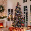 Vivatrees 12 Ft Prelit Artificial Christmas Tree, 10 Lighting Modes with Multi Colors Frasier Fir Artificial Tree, Metal Stand, Xmas Decor, Green - 2 of 4