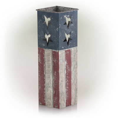 Patriotic Flower Planter - Alpine Corporation