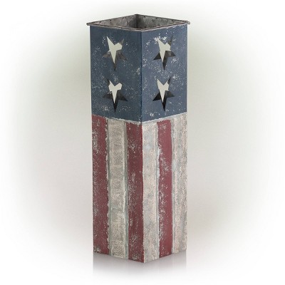 Patriotic Flower Planter - Alpine Corporation