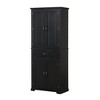 Grungis Tall Bathroom Storage Cabinet,Floor Cabinets with Doors and Drawer,Storage Cabinet with Adjustable Shelf for Bathroom - 4 of 4