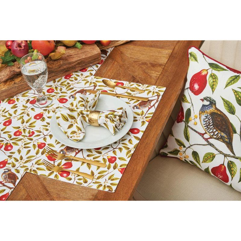 C&F Home Partridge In A Pear Tree Printed Napkin Set of 6, 3 of 6