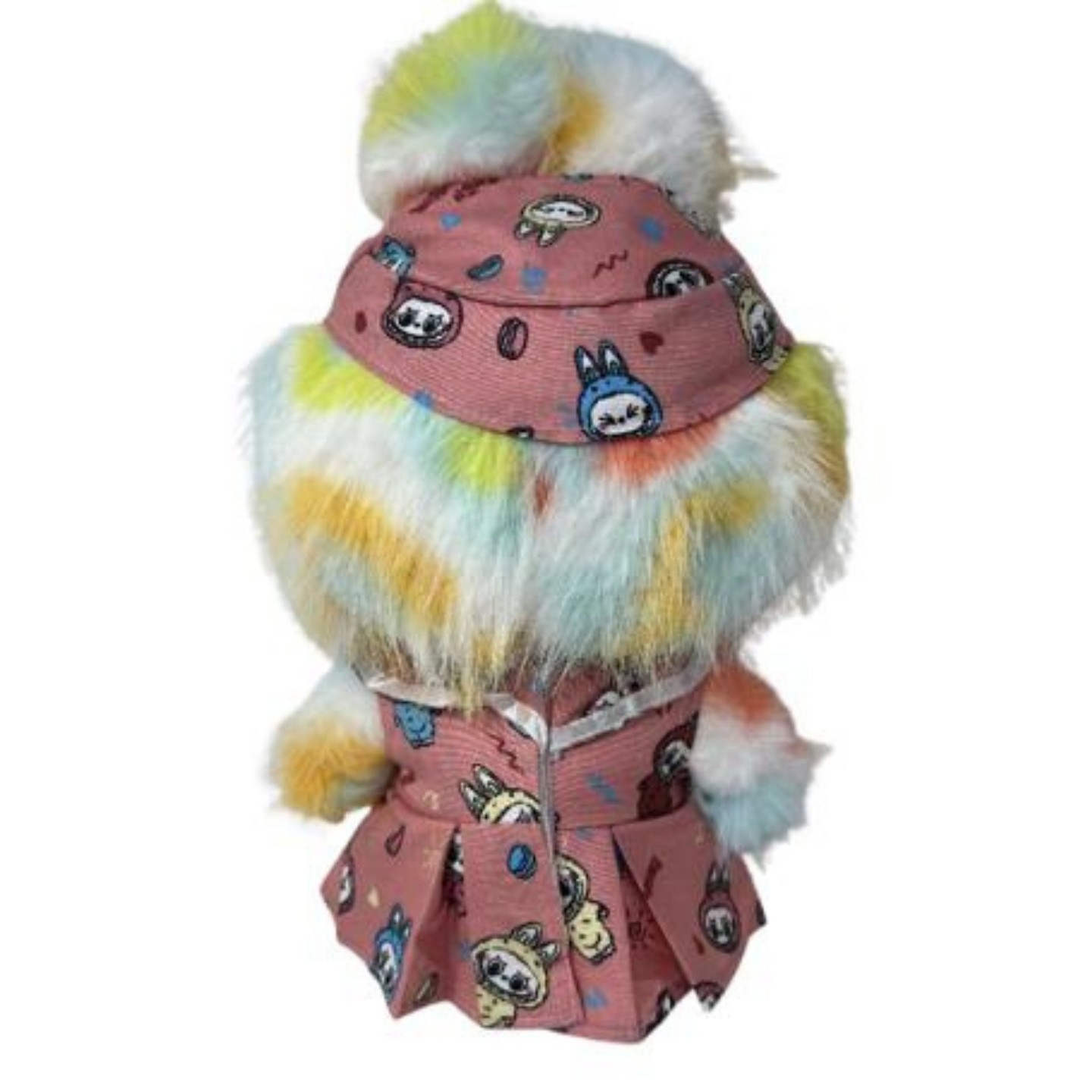 Детские куклы Doll Clothes Superstore Monster Doll Print Dress and Matching Ear Opening Hat for 37 cm Collectible Monster Dolls — фото 4