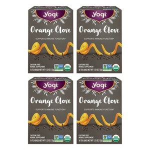 Yogi Tea - Orange Clove Tea -  64 ct, 4 Pack - 1 of 4