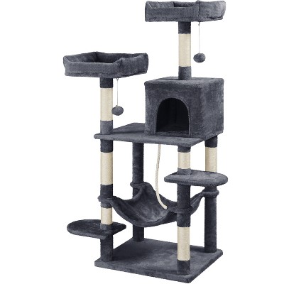 Yaheetech 59" Large Cat Tower with Plush Perch