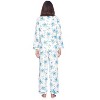 Casual Nights Women's Flannel Long Sleeve Button Down Pajama Set - 4 of 4
