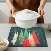 REGALWOVEN Placemats Set of 6 Linen Placemats, Washable Kitchen Table Mat, Seasonal Holiday Christmas Place Mats - 4 of 4