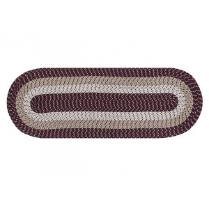 Country Stripe Collection 100% Polypropylene Reversible Indoor Area Utility Rug - Better Trends - 1 of 4