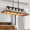 Dolonm 34-Inch Black Industrial Pendant Light with 5 E26 Bulb Sockets,(Bulb Not Included) - 4 of 4