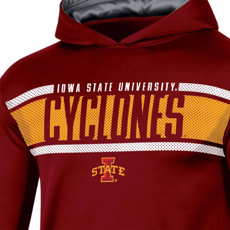 NCAA Iowa State Cyclones Boys&#39; Poly Hooded Sweatshirt, 3 of 4