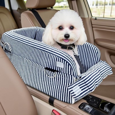 TruAIR Console-Mounted Dog Car Seat (Blue)