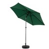 9FT Outdoor Sun Umbrellas, Market Patio Table Umbrella with Push Button Tilt and Crank, 6 Sturdy Ribs (Base Not Included) – Maison Boucle - 3 of 4